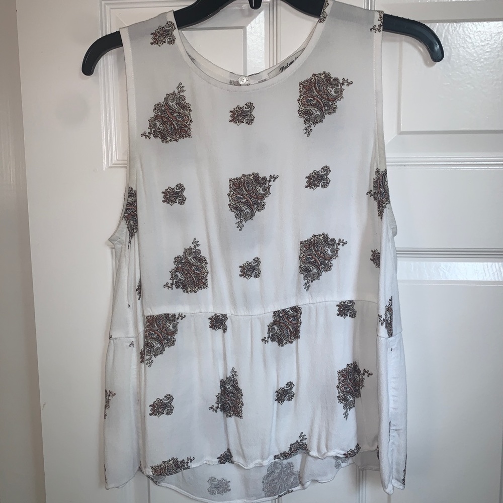 Madewell Paisley Work Blouse